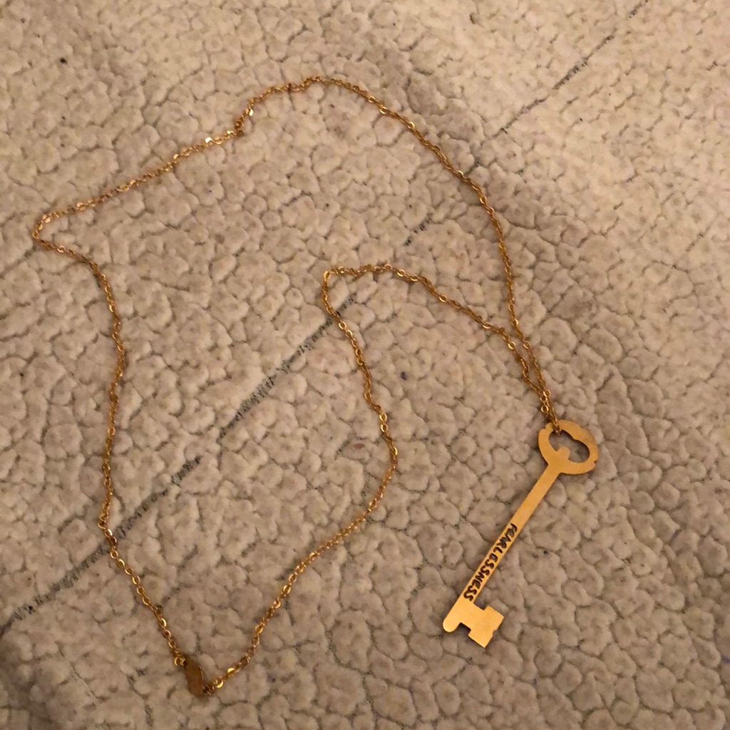 Fearless Key Necklace